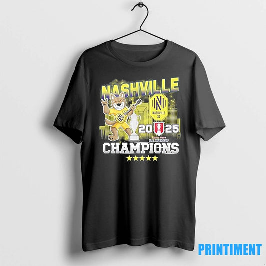 Nashville Sc Mascot 2025 Us Open Cup Champions Tshirts Sweater