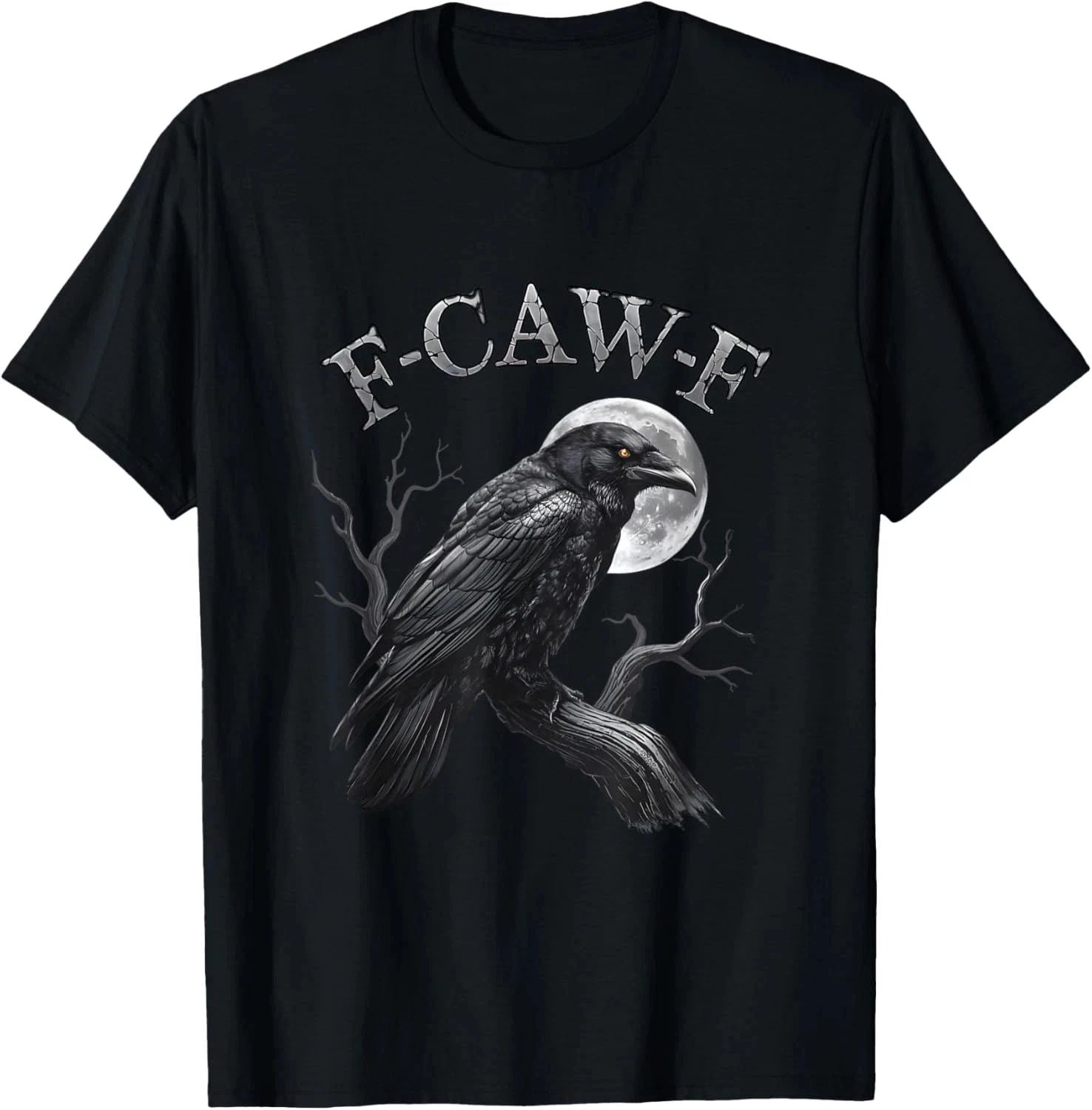Black Crow, F-Caw-F Funny Black Bird Saying Humor Meme Unisex T-Shirt