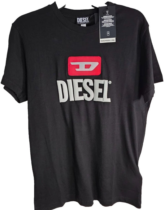 Diesel men's t-shirt size M slim fit black