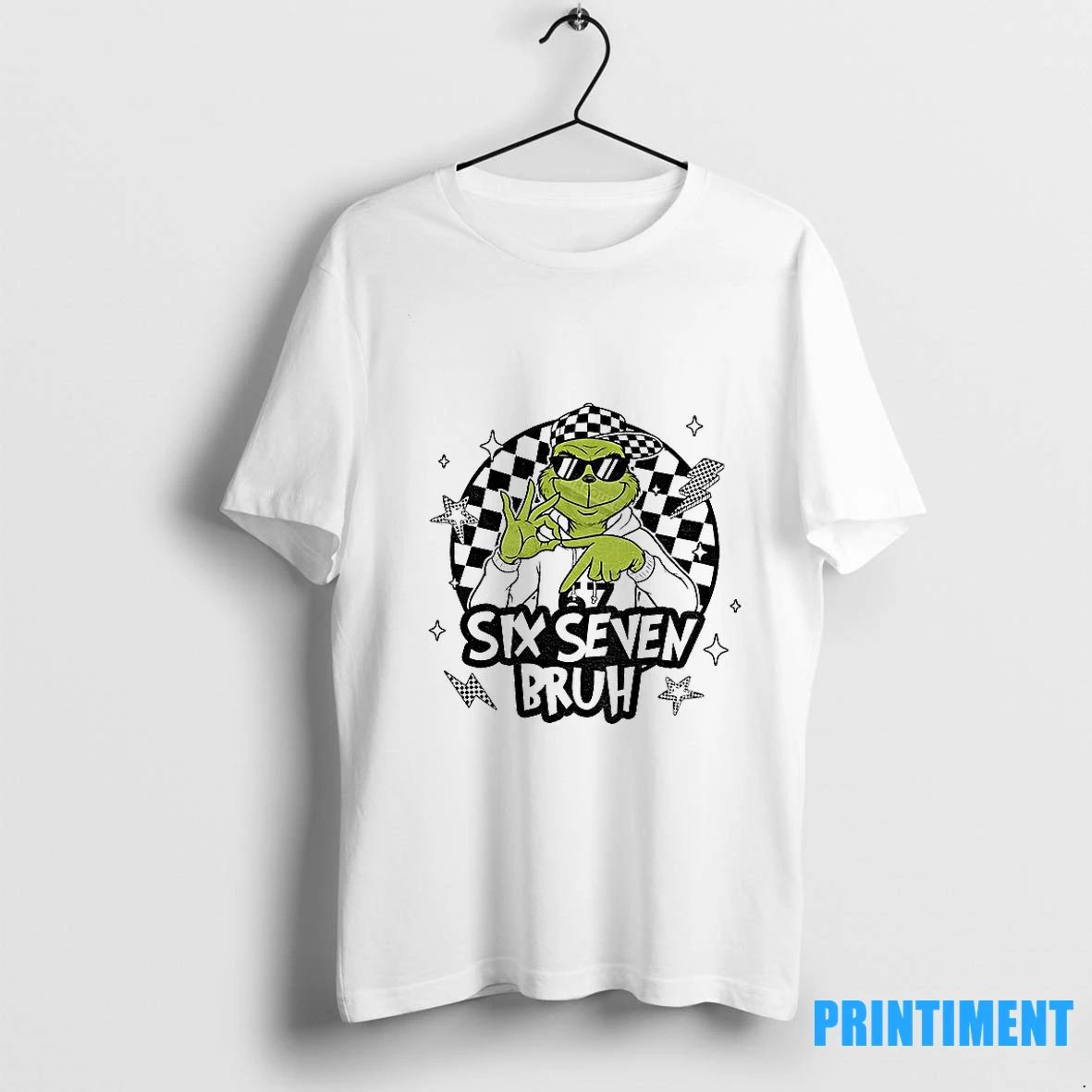 Grinch 6 7 Six Seven Bruh Meme Christmas Tshirts Sweater