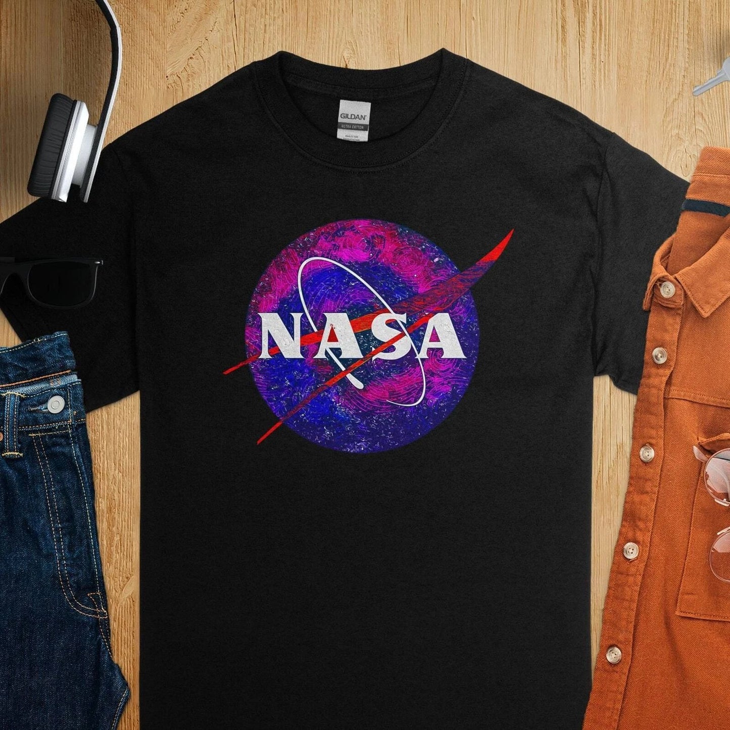 Space Agency Logo T-Shirt, Unisex Space Exploration Tee, Science Geek Gift, Astr