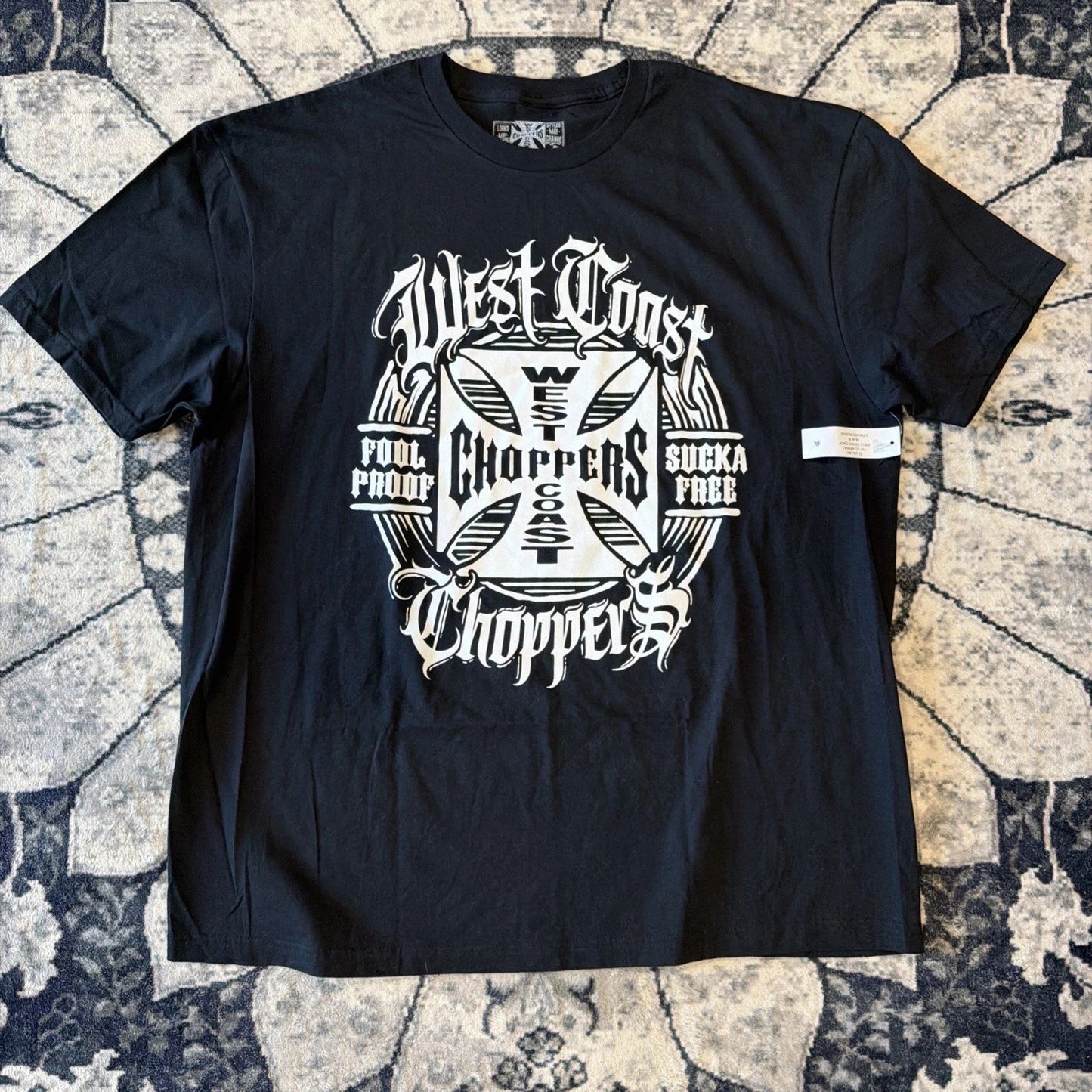 West Coast Choppers Men's T-Shirt Short Sleeve XL Jessie James Vintage Style NWT