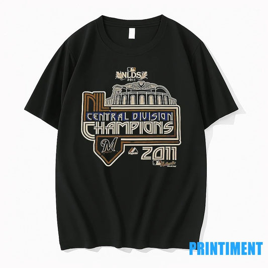 Majestic Milwaukee Brewers 2011 Nl Central Champions Mlb Tshirts Sweater