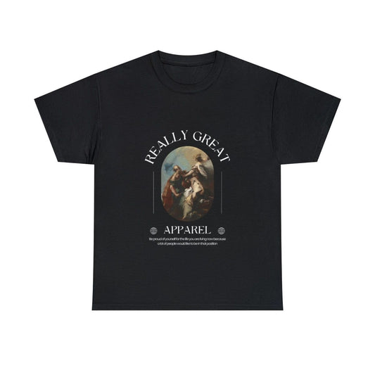 Black Modern Painting Streetwear T-Shirt