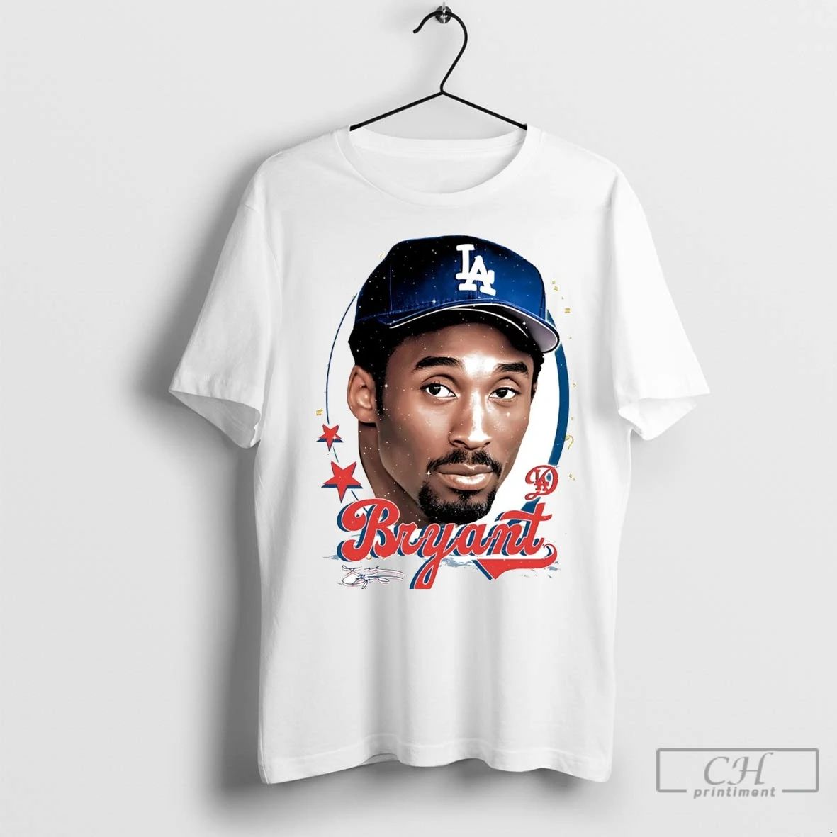 Premium Kobe Bryant Portrait Los Angeles Dodgers