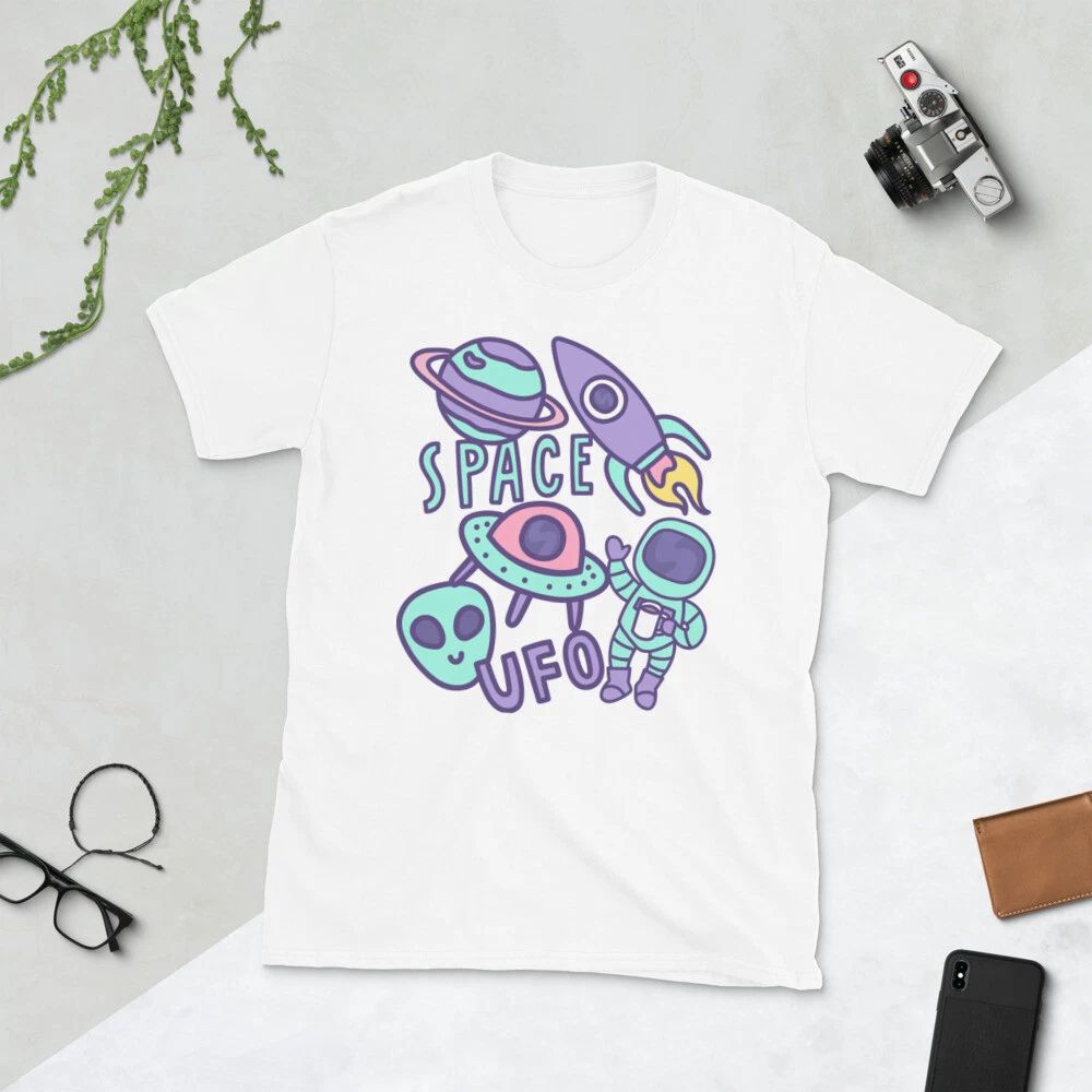 Space UFO | Unisex Short-Sleeve Softstyle T-Shirt