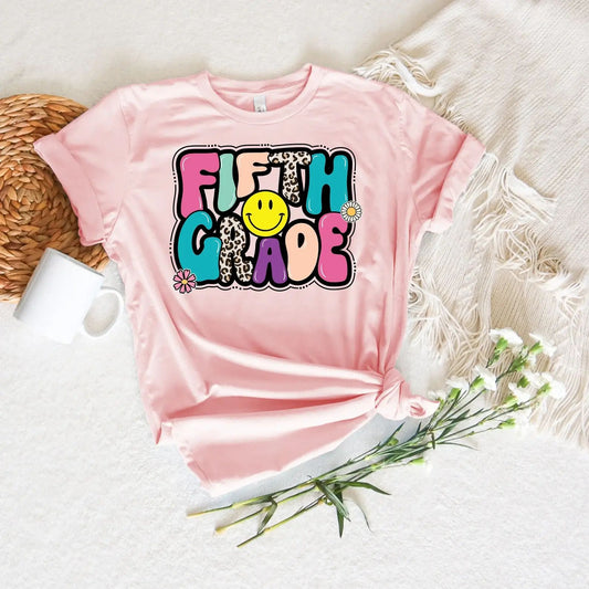 Fifth Grade Smiley T-Shirt