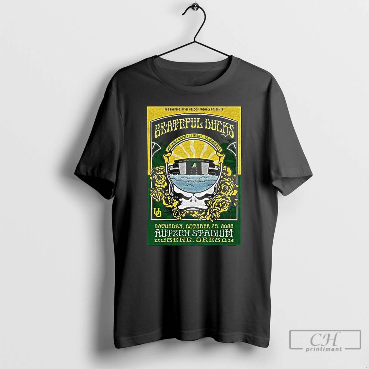 Classic University Of Oregon Grateful Ducks T Shirts