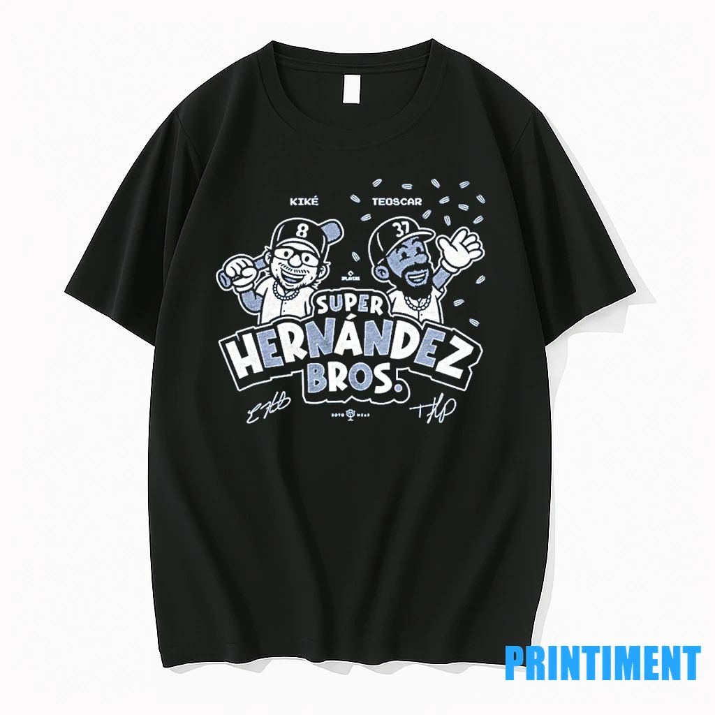 Super Hernandez Bros Kike Hernandez And Teoscar Hernandez T Tshirts Sweater