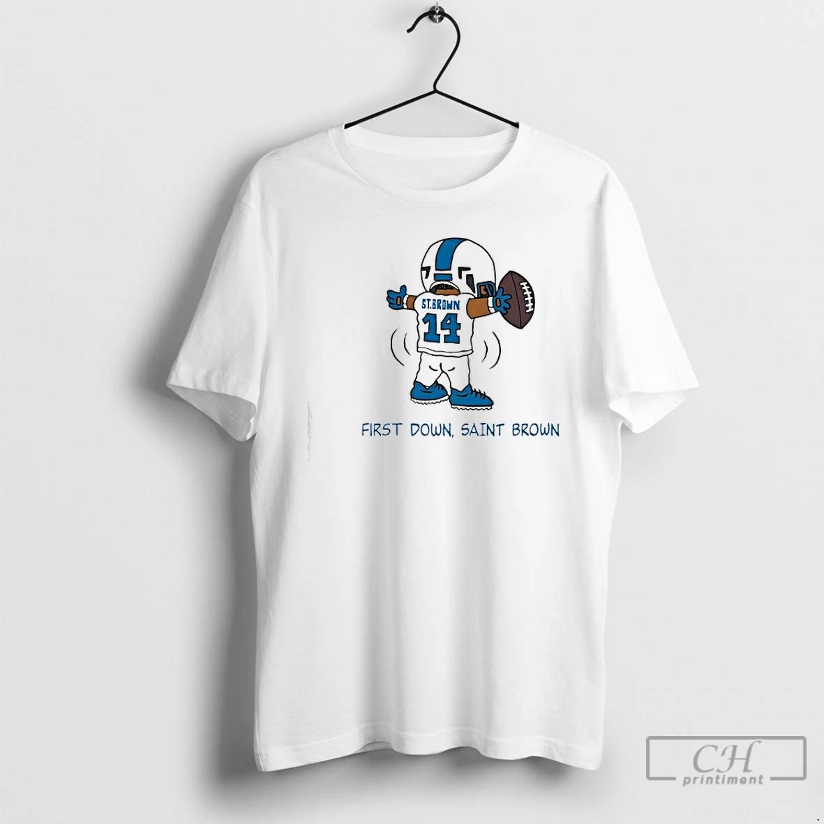 Premium Detroit Lions Amon Ra St Brown First Down Saint Brown T Shirts