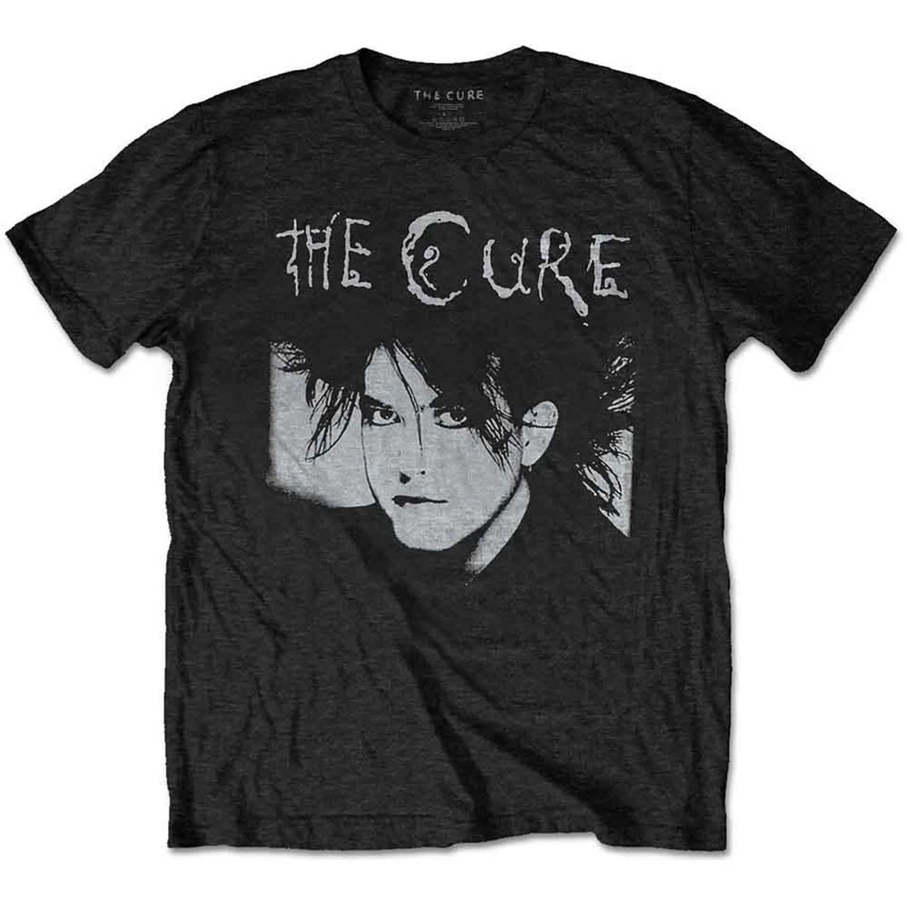 The Cure T-Shirt Robert Illustration Official Band Black New