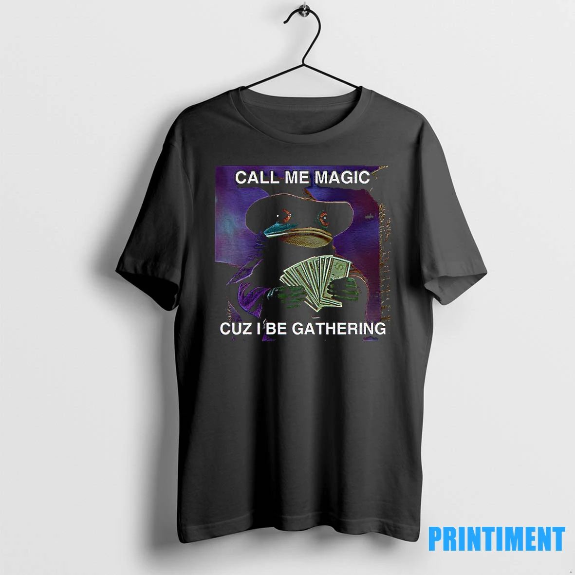 Call Me Magic Cuz I Be Gathering The Frog Mage Wizard Gamer Tshirts Sweater