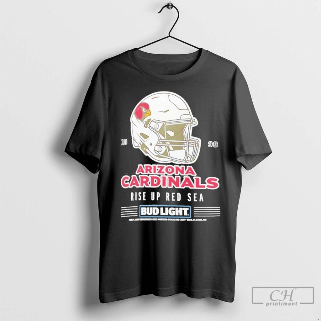 Premium Bud Light X Arizona Cardinals Rise Up Red Sea Helmet