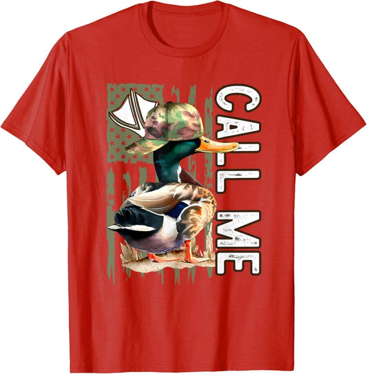 Call Me Mallard Duck Hunter Hunting Season Cute Unisex T-Shirt