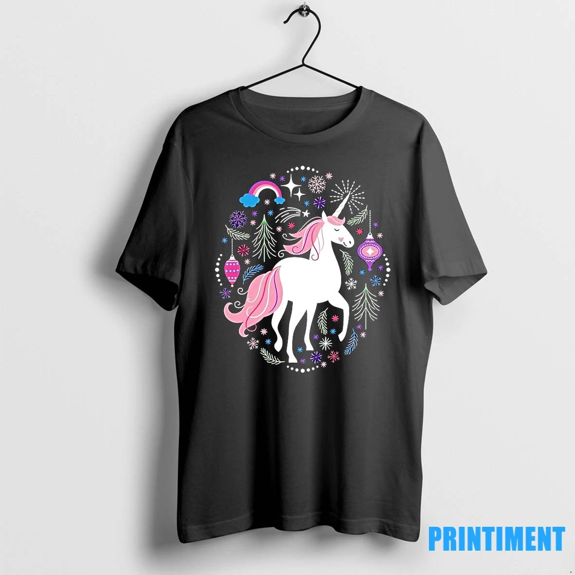 Magical Unicorn Winter Wonderland Christmas Tshirts Sweater