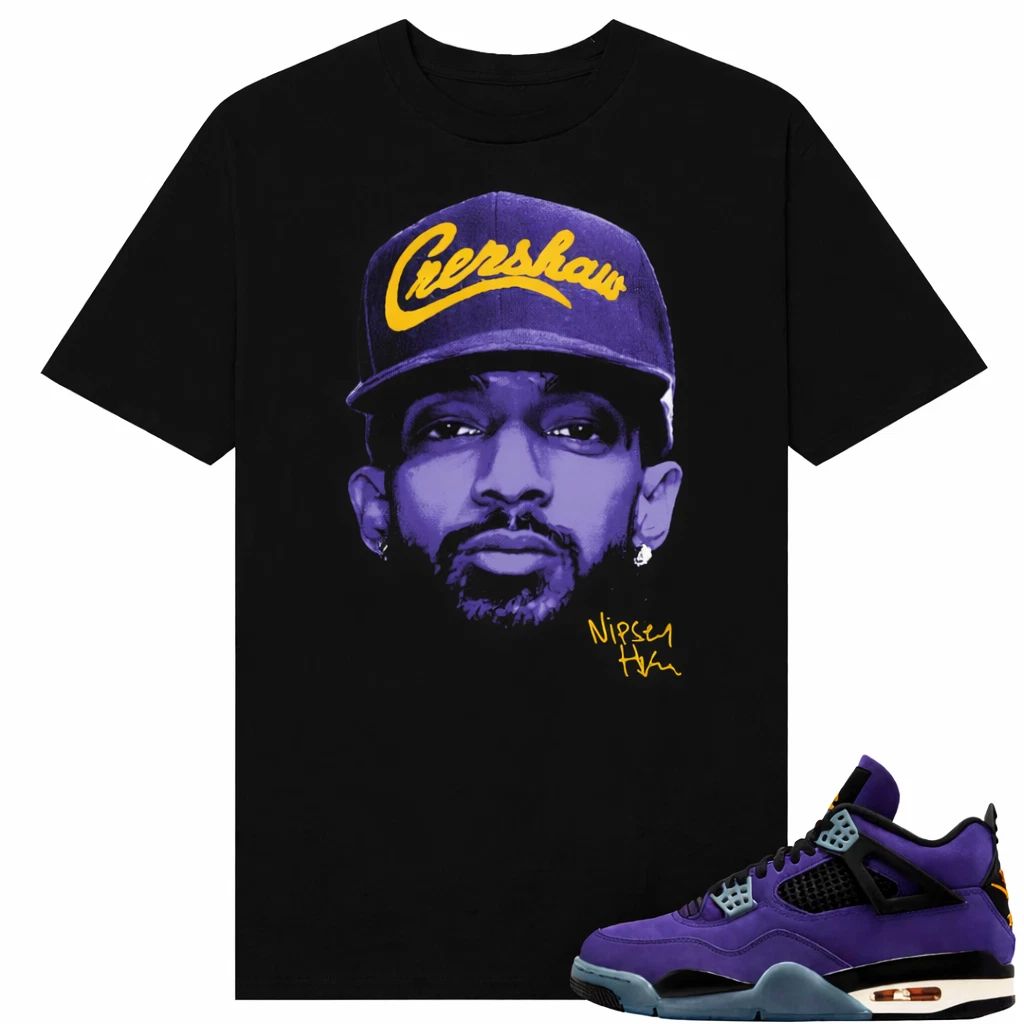 Lakers 4s Sneaker match tees, Big Face Nisey, TShirt, Unisex, Gift
