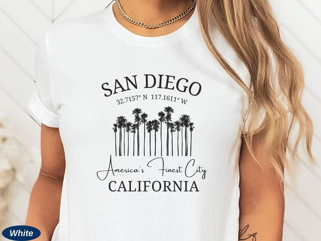 San Diego Shirt Travel Gift for California Trip Lover Souvenir Tee