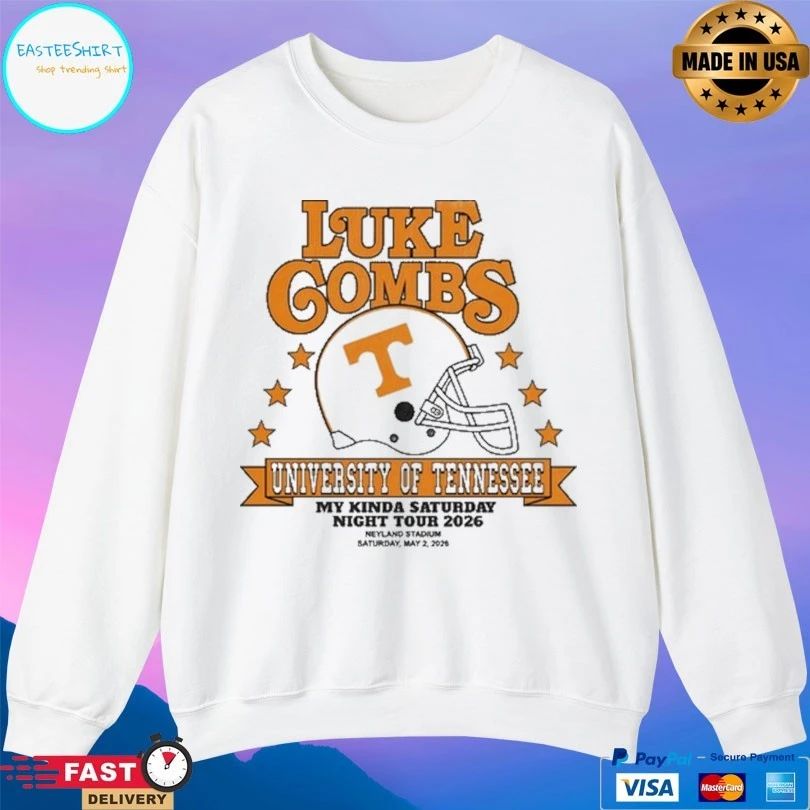 Luke Combs University Of Tennessee My Kinda Saturday Night Tour 2026 Neyland Stadium Saturday May 2 2026 Shirt