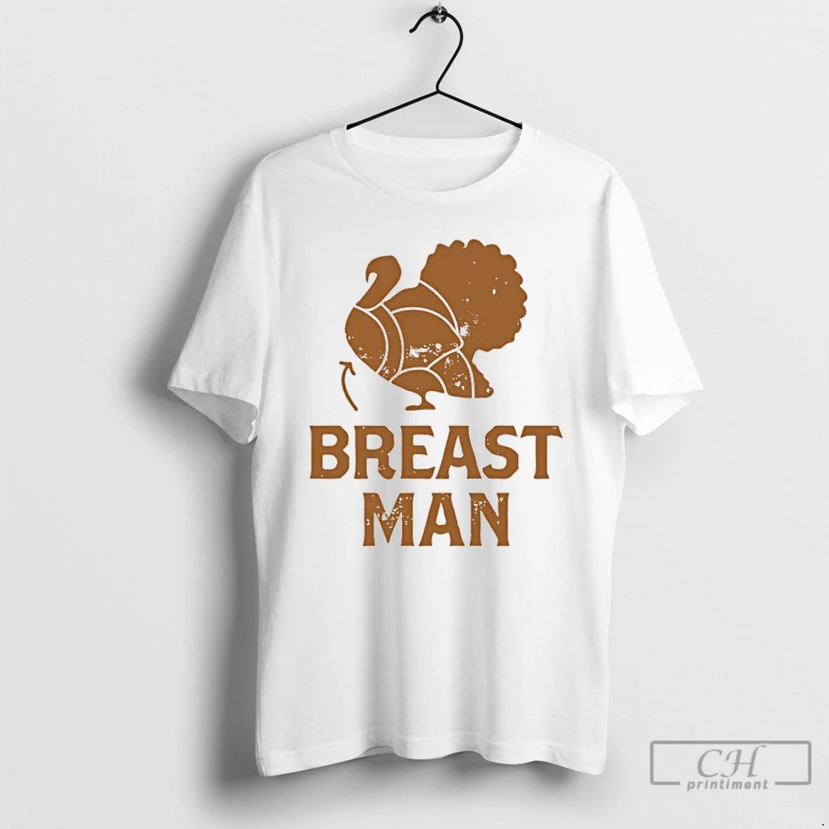 Classic Turkey Breast Man T Shirts