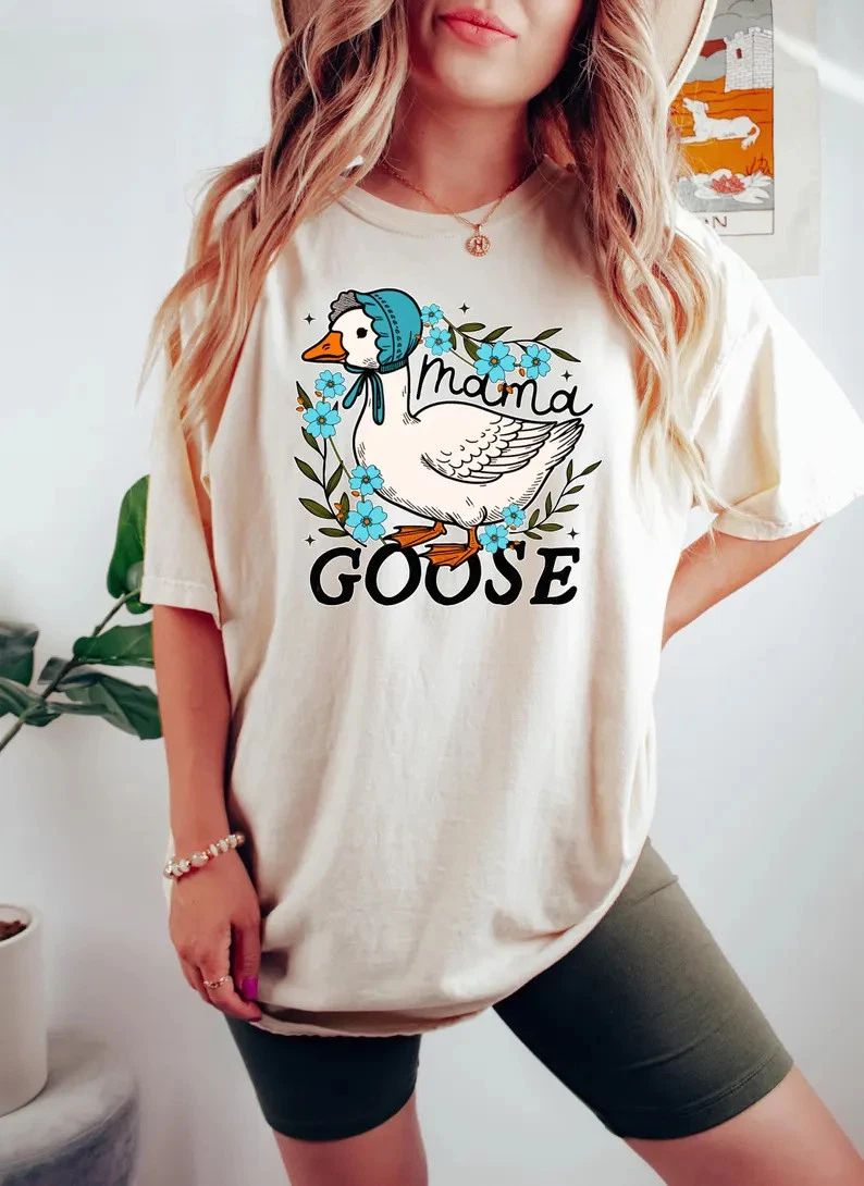 Mama Goose Comfort Tee Mothers Day Gift Cute Mom