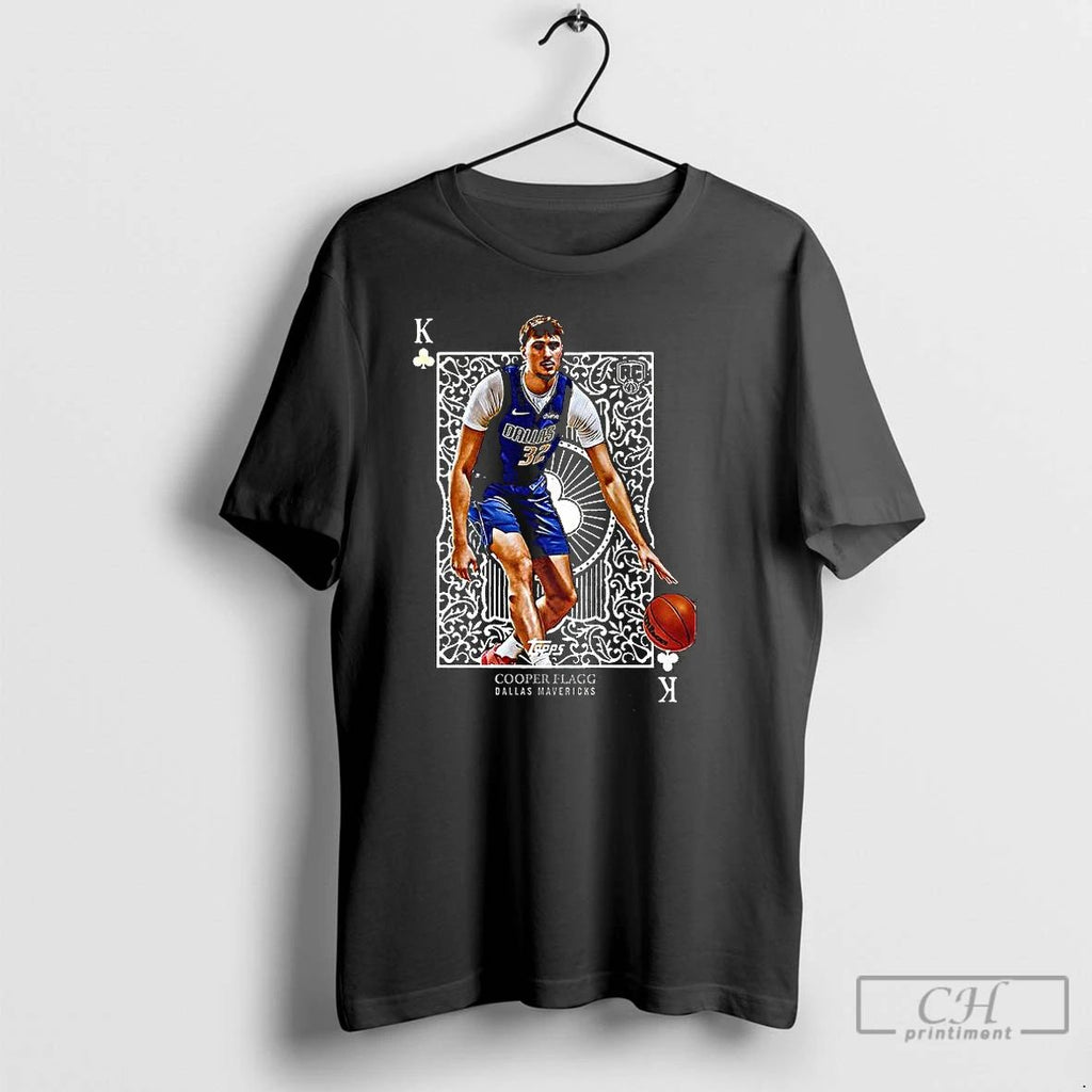 Premium Cooper Flagg Dallas Mavericks Nba The King Clubs Card T Shirts