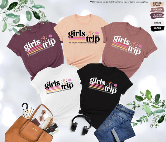Girls Trip 2026 Shirt  Girls Weekend Shirt  Matching Travel Shirts  Besties Trip