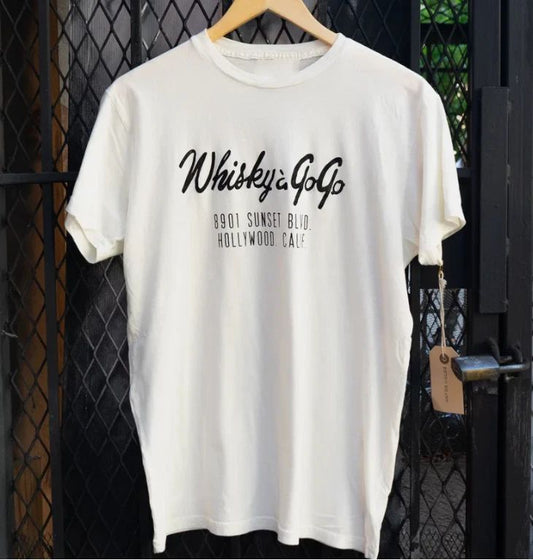 Whisky A Go Go White Men Unisex Tee Shirt Size S-5XL