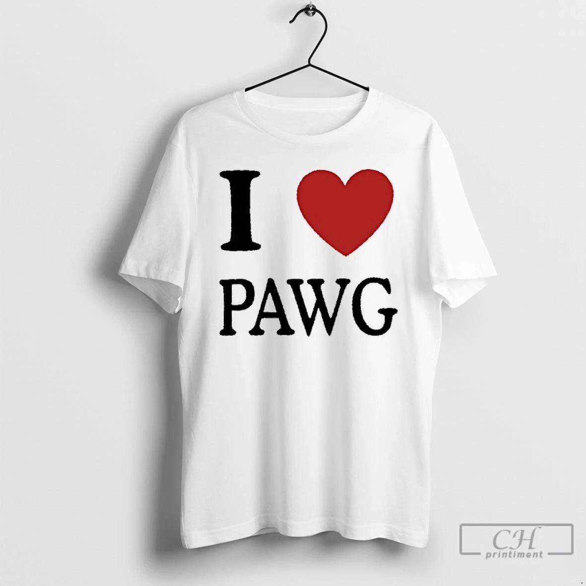 Classic I Love Pawg T Shirts