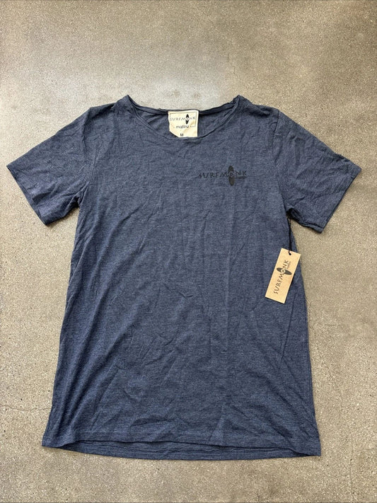 Surfmonk Malibu blue t-shirt unisex adult sz M