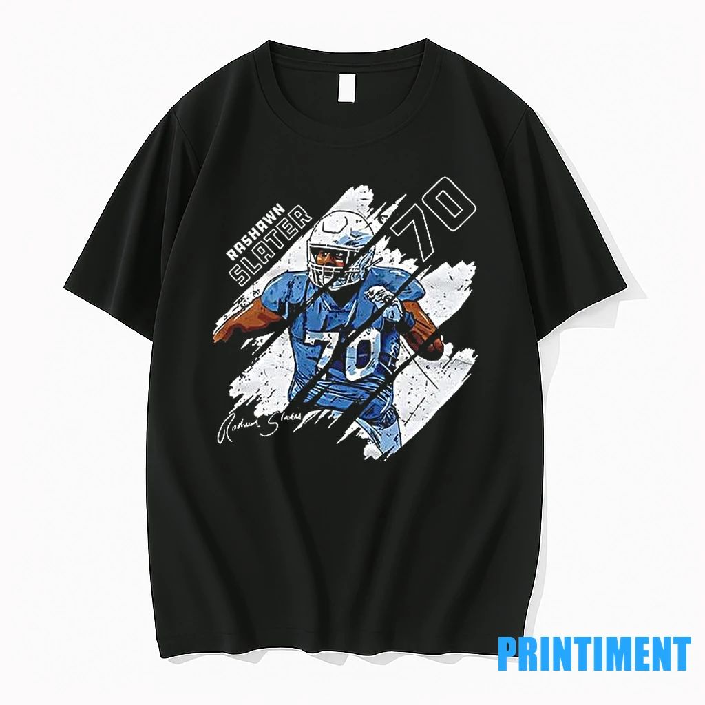 Los Angeles Chargers Rashawn Slater Stripes Tshirts Sweater