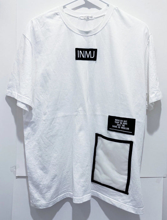 NEW Men's White Korea Stylish Short Sleeve T-Shirt