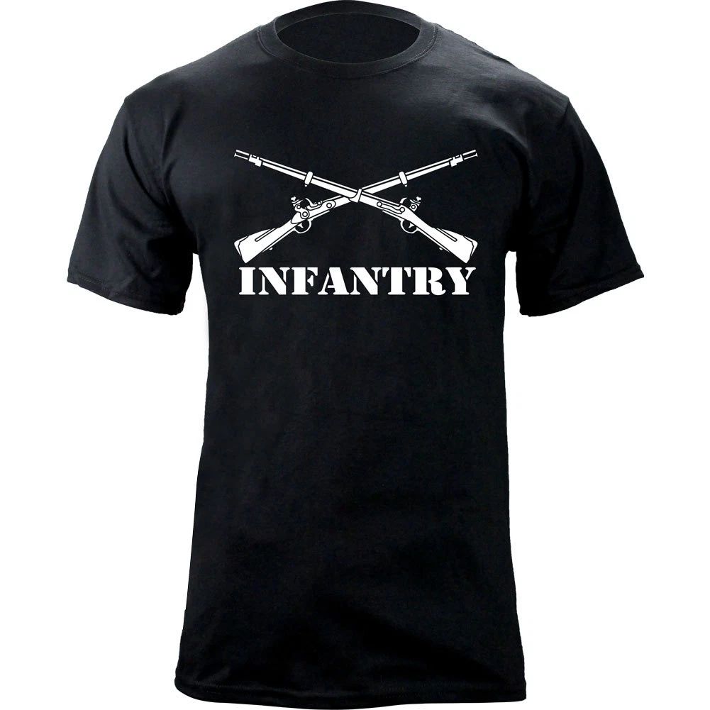 US Army Infantry Branch Crossed Rifles Graphic T-Shirt