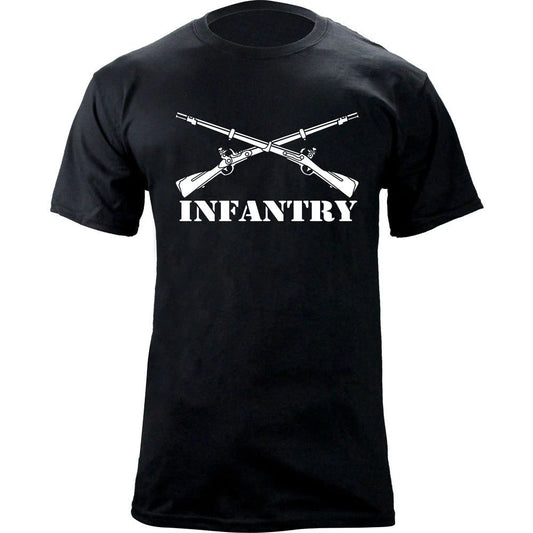 US Army Infantry Branch Crossed Rifles Graphic T-Shirt