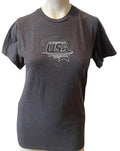 Surfing America USA Championships 2014 T Shirt Unisex Size S M Gray Surfer Surf