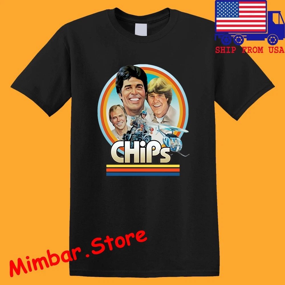 CHIPS Police Movie Men's Black Size S-5XL
