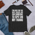 I'm Here for the Draft Snacks Funny Fantasy Football Adult Humor t-shirt