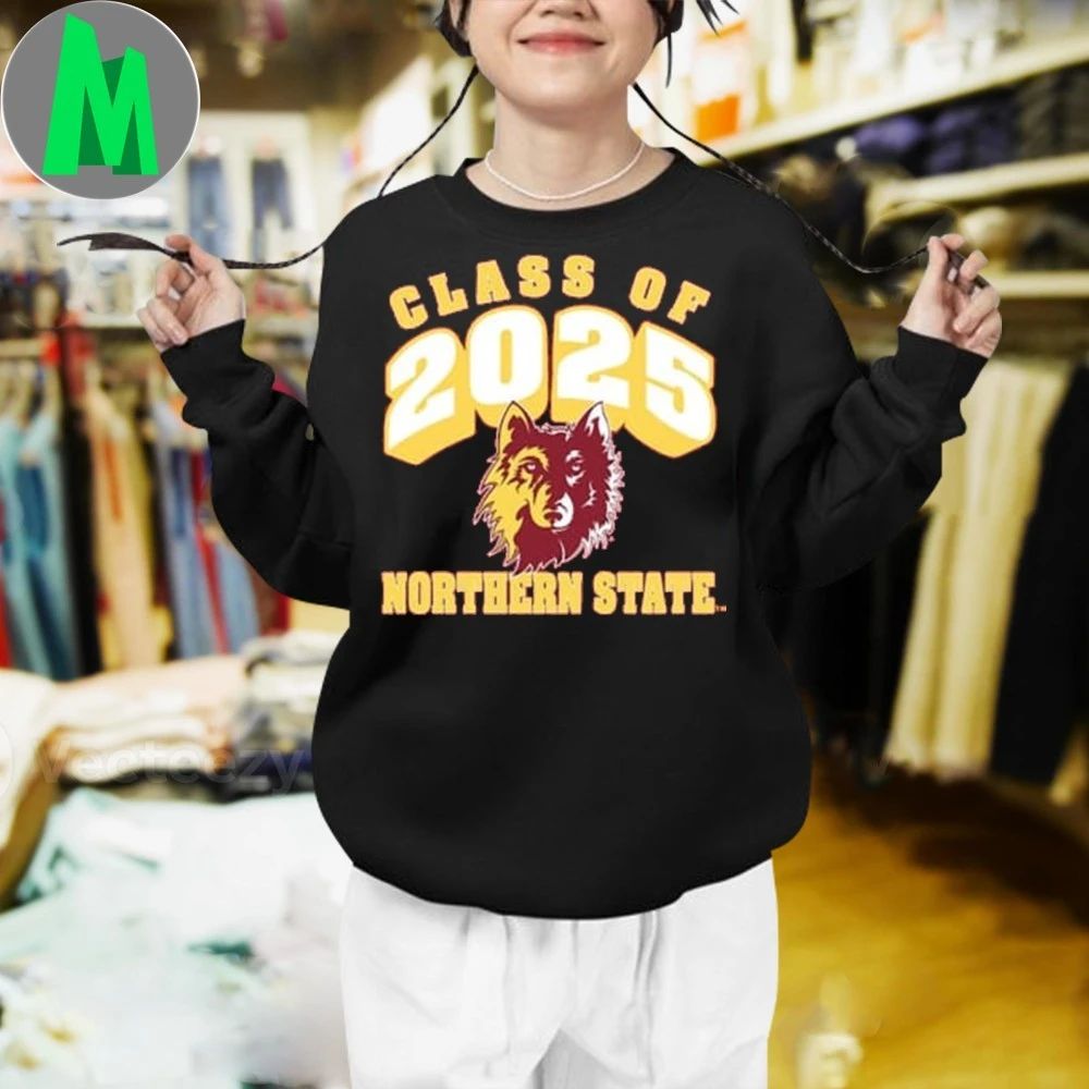 Rally Northern State Wolves Maroon Class of 2025 Shirt