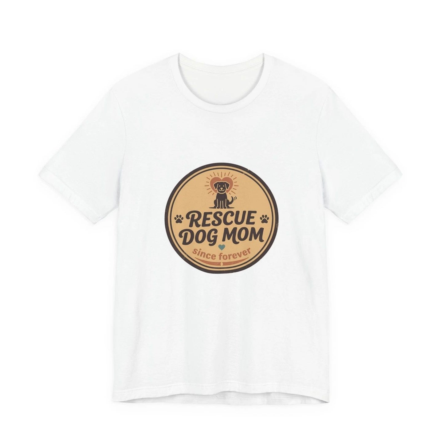Rescue Dog Mom T-Shirt | dog mom, rescue pride