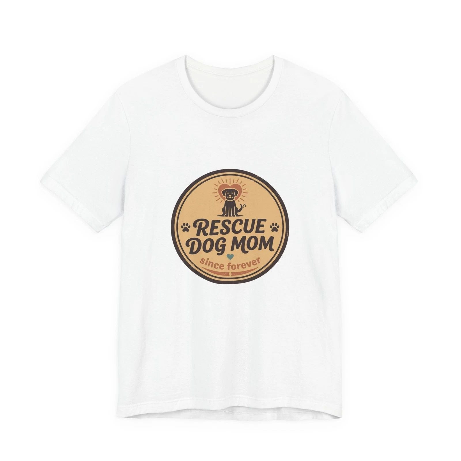 Rescue Dog Mom T-Shirt | dog mom, rescue pride