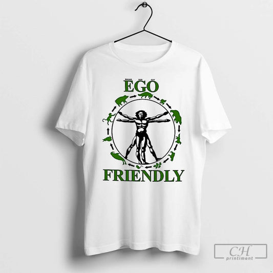 Classic Ego Edging God Out Friendly Food Chain T Shirts
