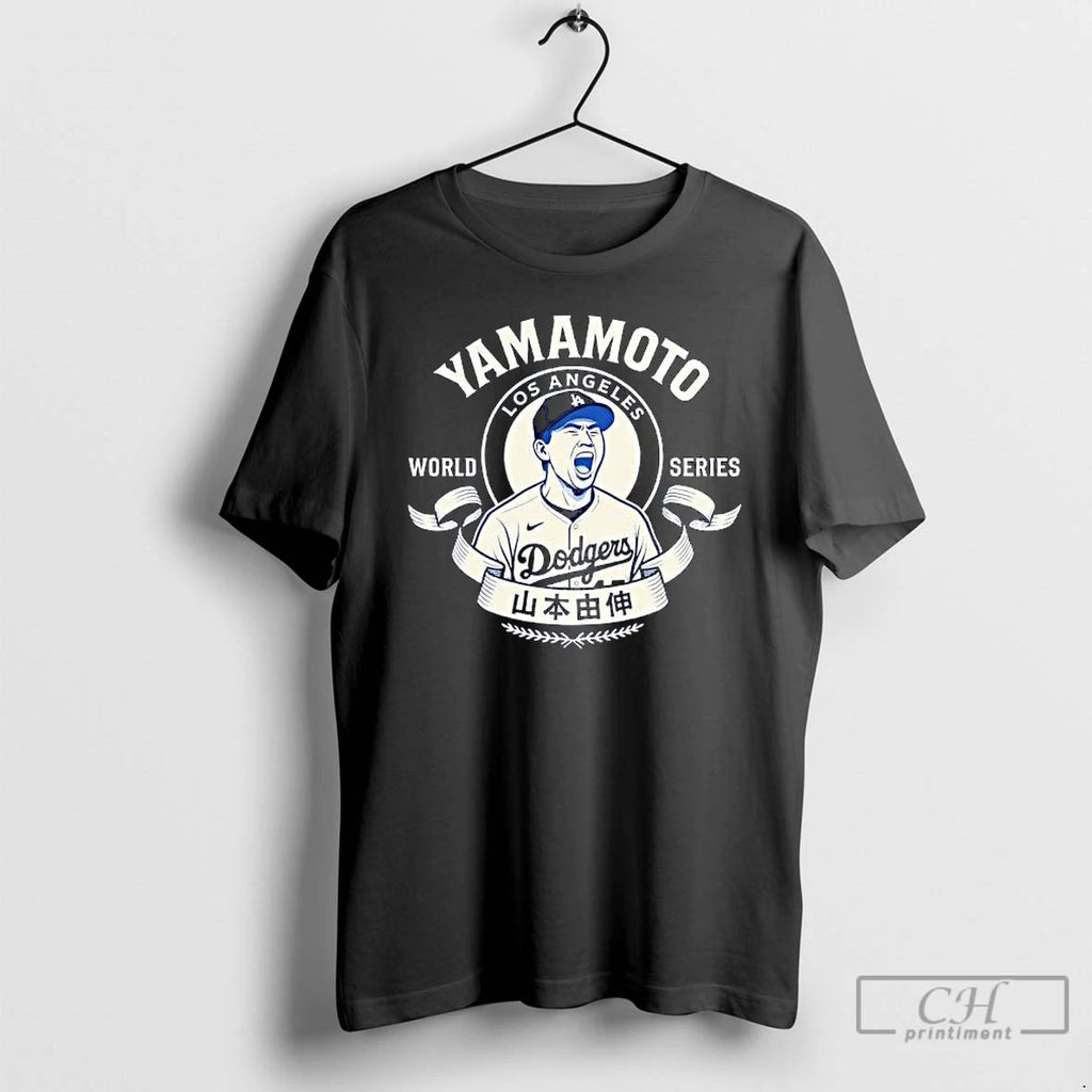 Premium Yamamoto Los Angeles Dodgers Munber 17 Local Graphic T Shirts