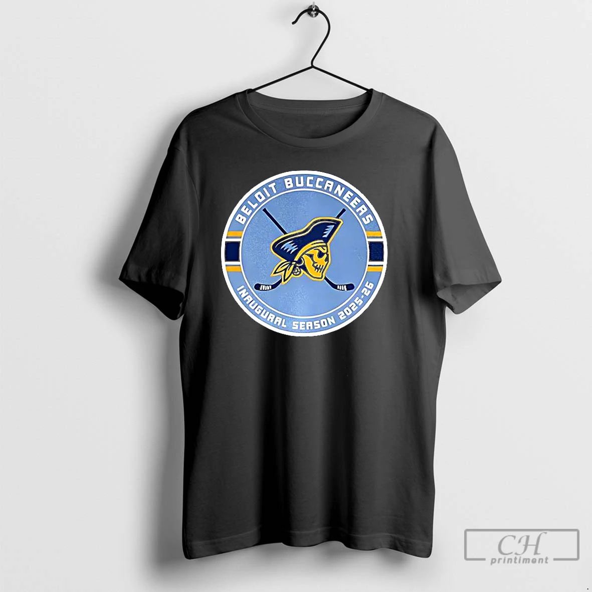 Classic Beloit Buccaneers Inaugural Season 2025 2026 Logo T Shirts