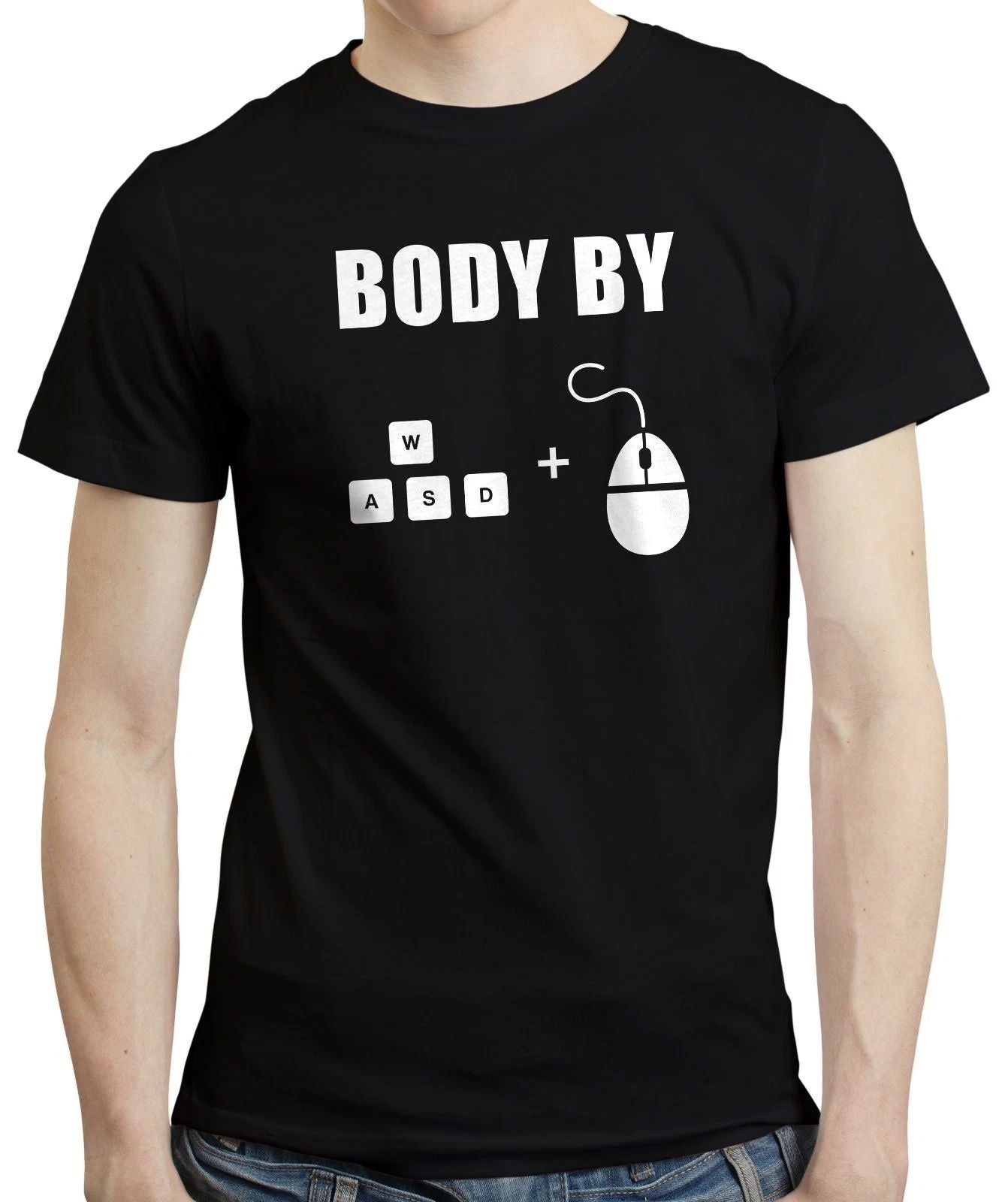 Body By PC - Funny Gamer Gaming Gift Idea Gym Computer Geek T-shirt Shirt Top