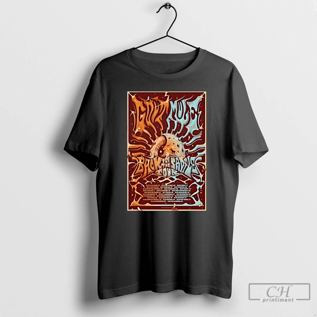 Premium Back In The Saddle Tour 2025 Govt Mule T Shirts
