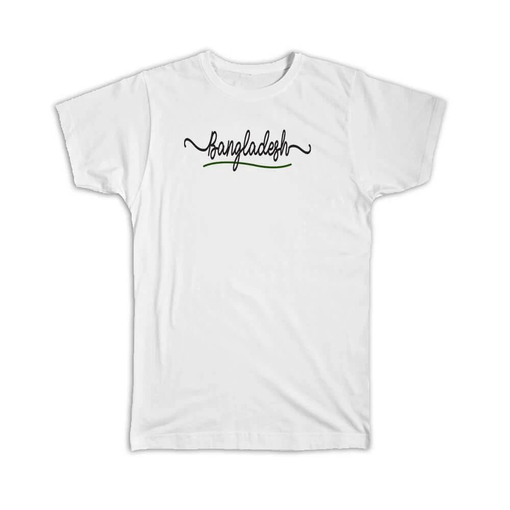 Gift T-Shirt : Bangladesh Flag Colors Bangladeshi Travel Expat Country