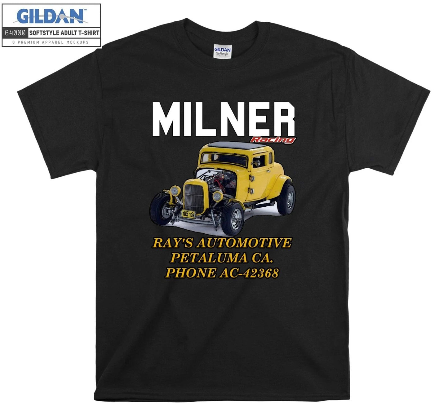 Graffiti Milner's '32 Deuce T-shirt Coupe T shirt Men Women Unisex Tshirt 2158
