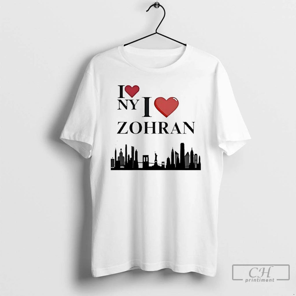 Premium I Love New York I Love Zohran Mamdani T Shirts
