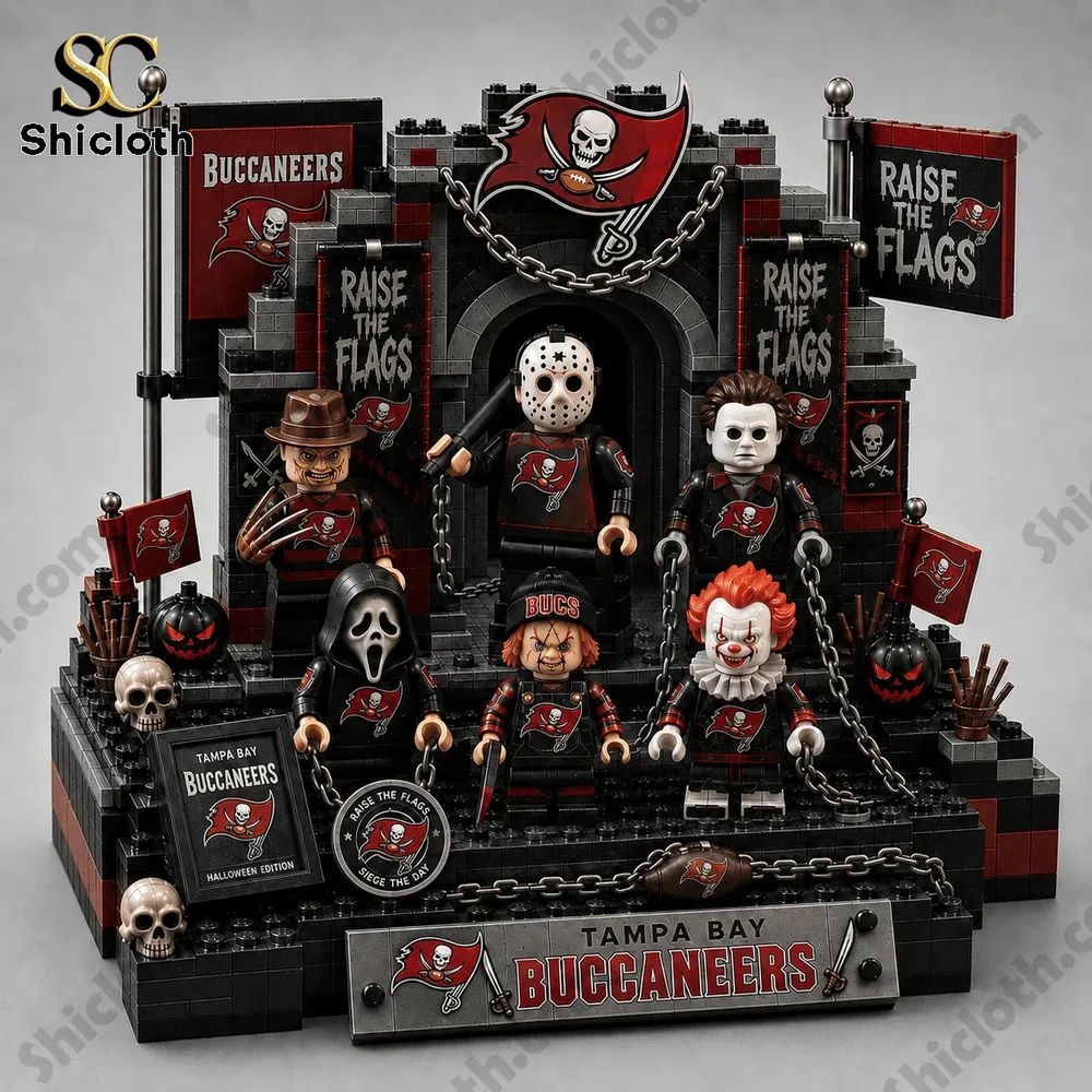Tampa Bay Buccaneers x Halloween Building Brick Sets 2026