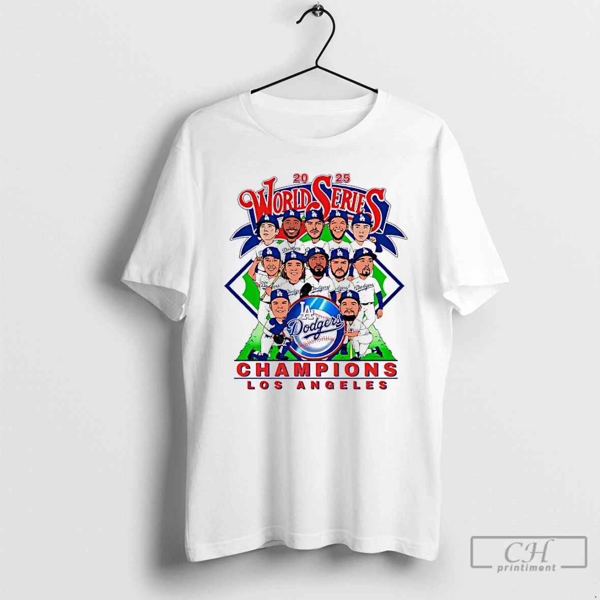 Classic 2025 World Series Champions Los Angeles Dodgers Champions T Shirts