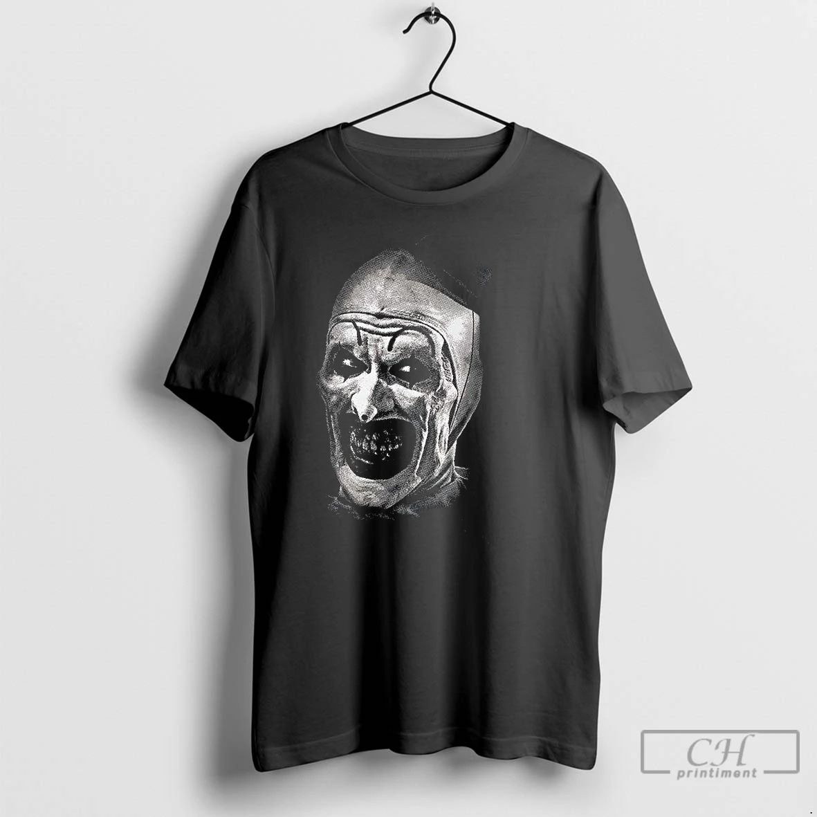 Classic Art The Clown The Terrifier Big Face Graphic Halloween T Shirts Hoodie Longsleeve